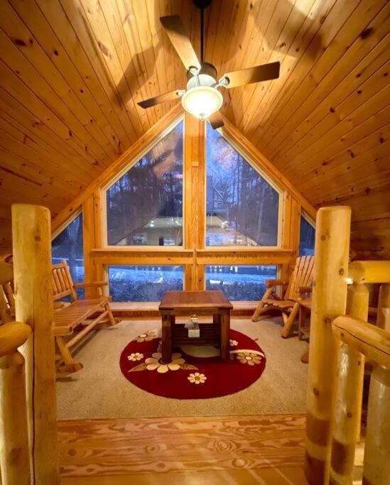 One Of A Kind Rustic Log Cabin Near Bryce Resort - Large Game Room - Fire Pit - Large Deck - Bbq Basye Kültér fotó